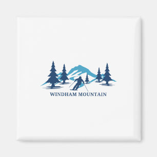 Imán Estación de esquí Windham Mountain Nueva York Esqu