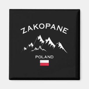 Imán Estación de esquí Zakopane Polonia Montañas Tatra
