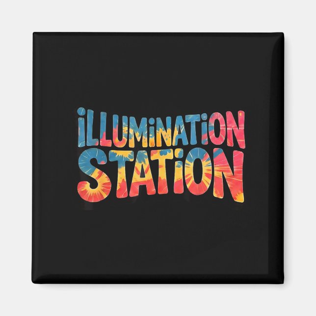 Imán Estación de Iluminación VBS 2026 Escuela Bíblica d (Frente)