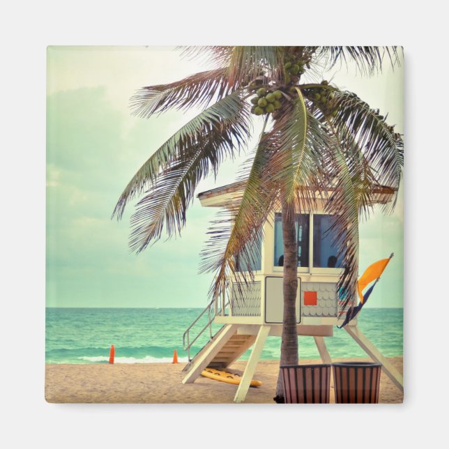 Imán Estación de Lifeguard |Florida (Frente)