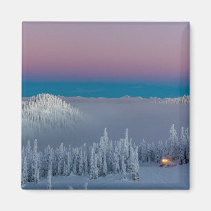 Imán Estación de montaña Whitefish, Montana