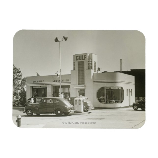 Imán Estación de servicio (Horizontal)