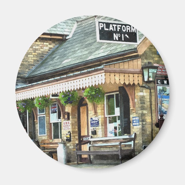 IMÁN ESTACIÓN DE TREN ANTIGUA (Frente)