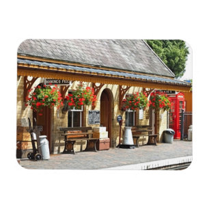 IMÁN ESTACIÓN DE TREN ANTIGUA