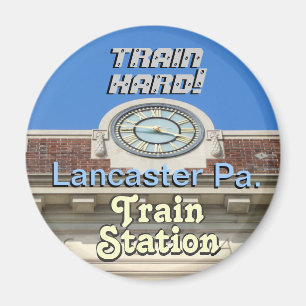 Imán ¡Estación de tren de Lancaster! ¡Llavero duro d