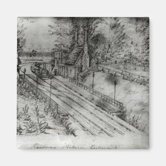 Imán Estación de tren de Putney (Frente)