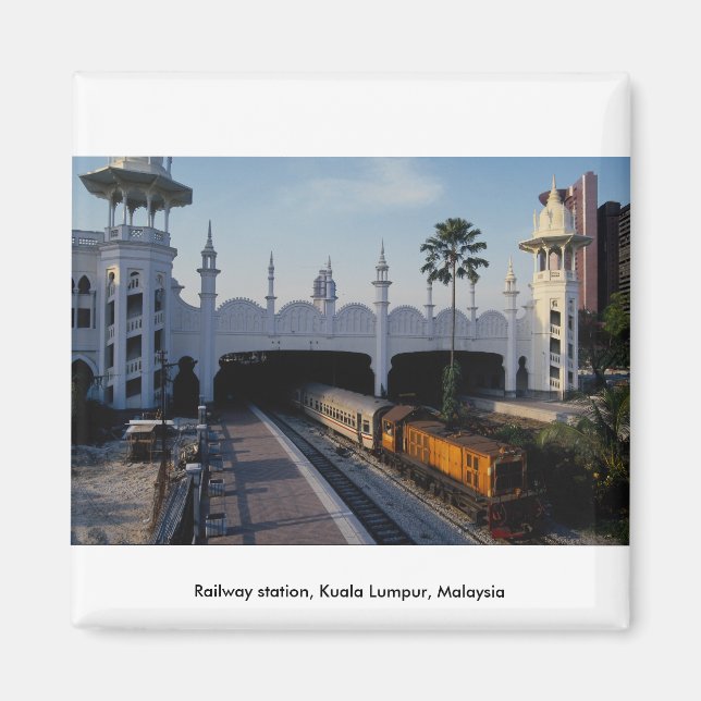 Imán Estación de tren, Kuala Lumpur, Malasia (Frente)