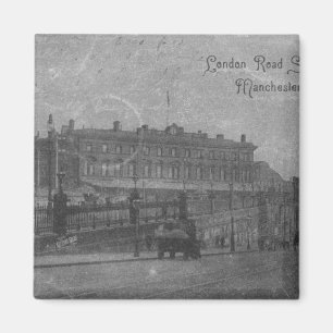 Imán Estación del camino de Londres, Manchester, c.191