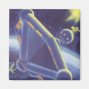 Imán Estación Espacial en Órbita de Ciencia Ficción Vin