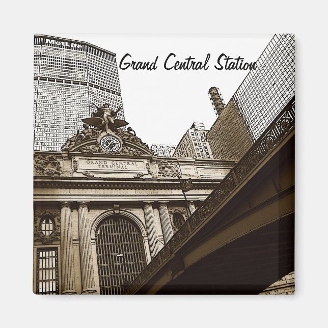 Imán Estación Grand Central de Nueva York (Frente)