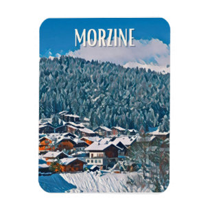 Imán Estación Morzine de esquí