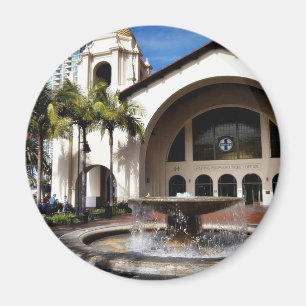 Imán Estación y fuente de Amtrak en San Diego céntric