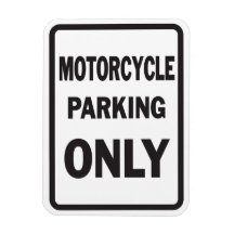 Estacionamiento de motocicletas sólo divertido