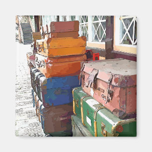 IMÁN ESTACIONES DE TREN