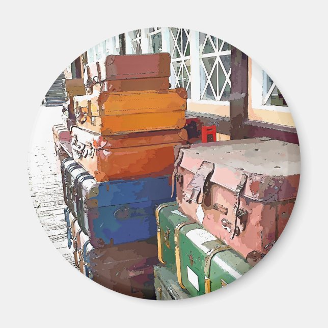 IMÁN ESTACIONES DE TREN (Frente)