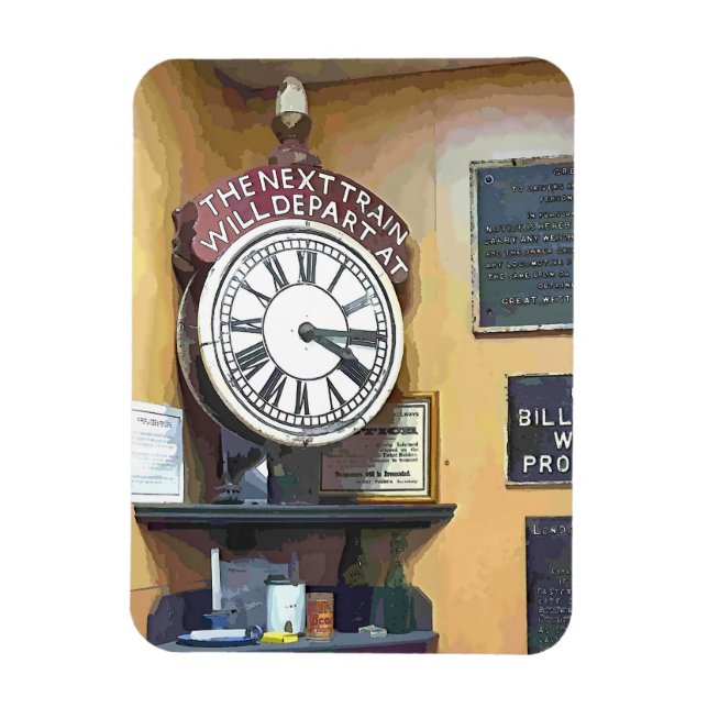 IMÁN ESTACIONES DE TREN (Vertical)