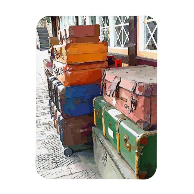 IMÁN ESTACIONES DE TREN (Vertical)