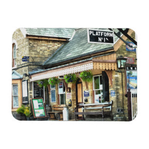 IMÁN ESTACIONES DE TREN ANTIGUAS REINO UNIDO