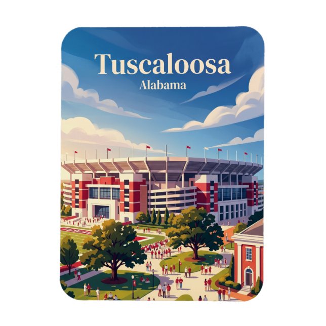 Imán Estadio Bryant-Denny Alabama (Vertical)