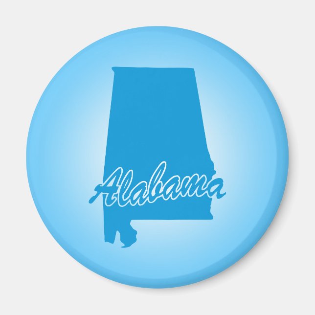 Imán Estado Alabama (Frente)