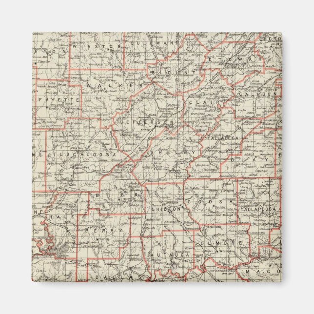 Imán Estado de Alabama (Frente)