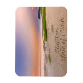 Imán Estado de Ánimo de Bluffton Escrito en la Arena Pl