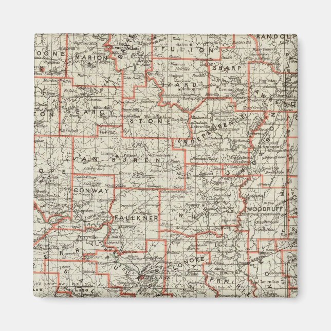 Imán Estado de Arkansas (Frente)