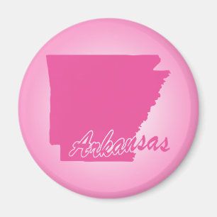 Imán Estado de Arkansas Magneto Rosa
