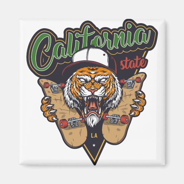 Imán Estado de California (Frente)