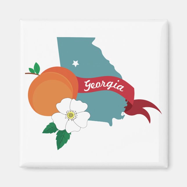 Imán Estado de Georgia (Frente)