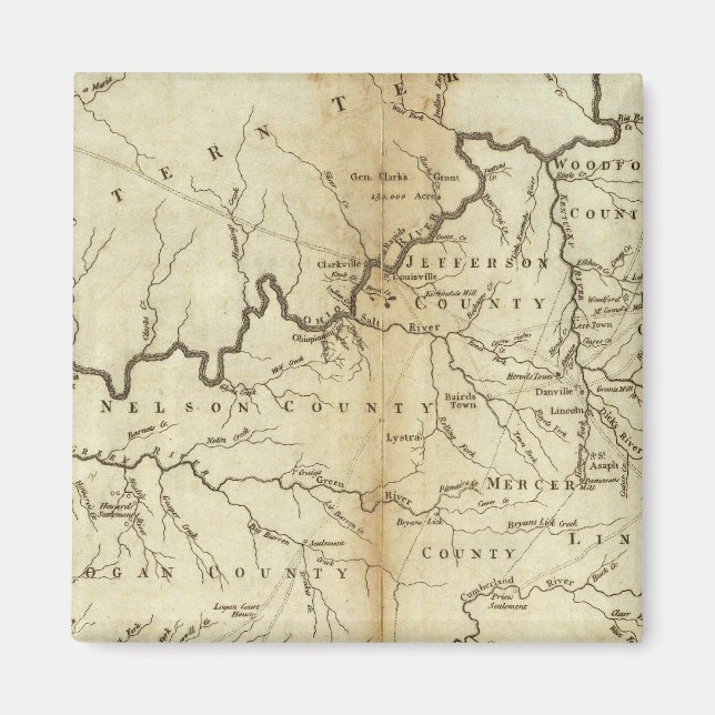 Imán Estado de Kentucky (Frente)