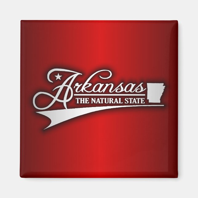 Imán Estado de Minas de Arkansas (Frente)