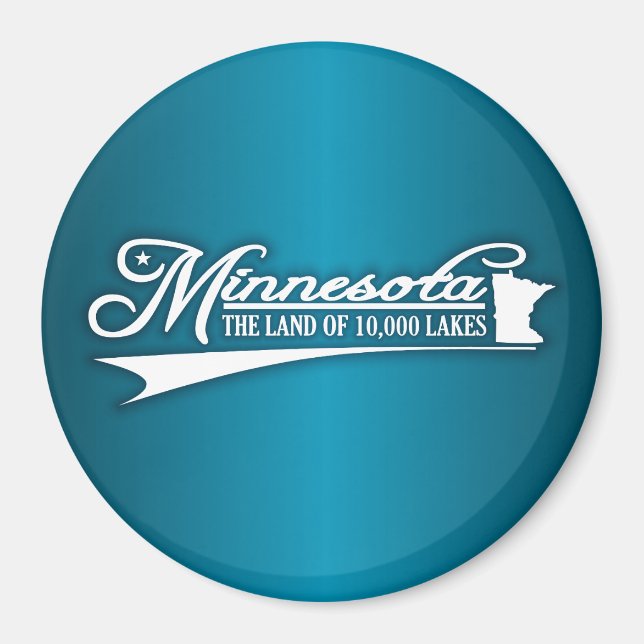 Imán Estado de Minas de Minnesota (Frente)