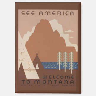 Imán Estado de Montana: Montañas, Tribus, País de Cielo