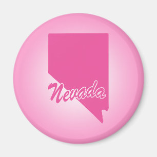Imán Estado de Nevada Magneto Rosa