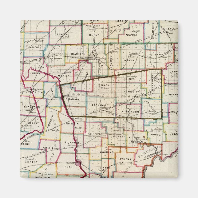 Imán Estado de Ohio (Frente)