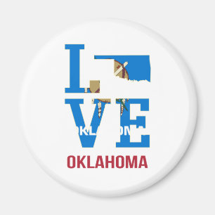 Imán Estado de Oklahoma Love Estados Unidos
