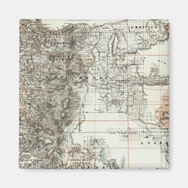 Imán Estado De Oregón (Frente)