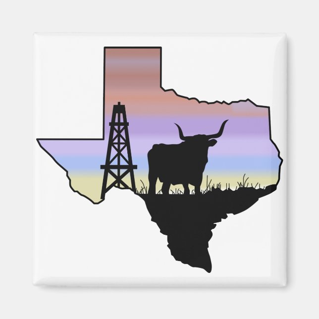 Imán Estado de Texas (Frente)