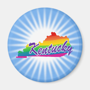 Imán Estado del arco iris de Kentucky