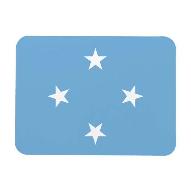 Imán Estados Federados de Micronesia Bandera (Horizontal)