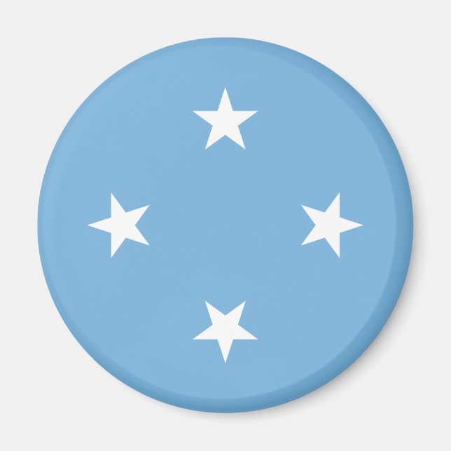 Imán Estados Federados de Micronesia Bandera (Frente)