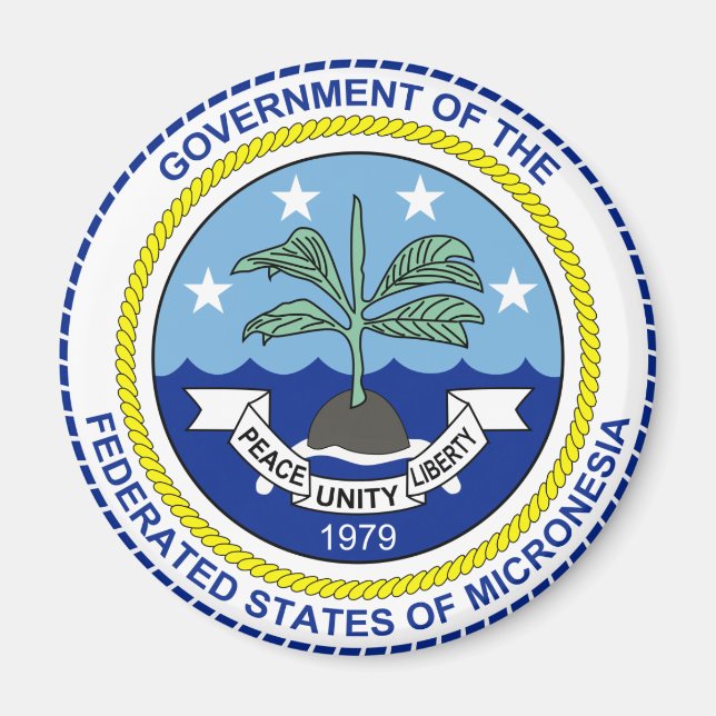 Imán Estados Federados de Micronesia FM (Frente)