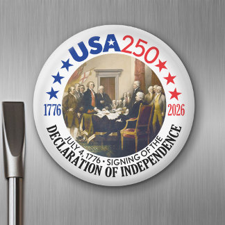Imán Estados Unidos 250 - 1776-2026 - Declaración de In