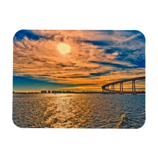 Imán Estados Unidos, California, Puente de la Bahía de  (Horizontal)