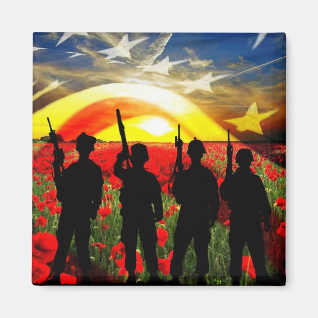 Imán Estados Unidos En Honor (Frente)