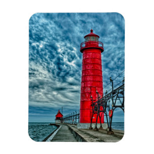 Imán Estados Unidos, Grand Haven, Michigan, faro