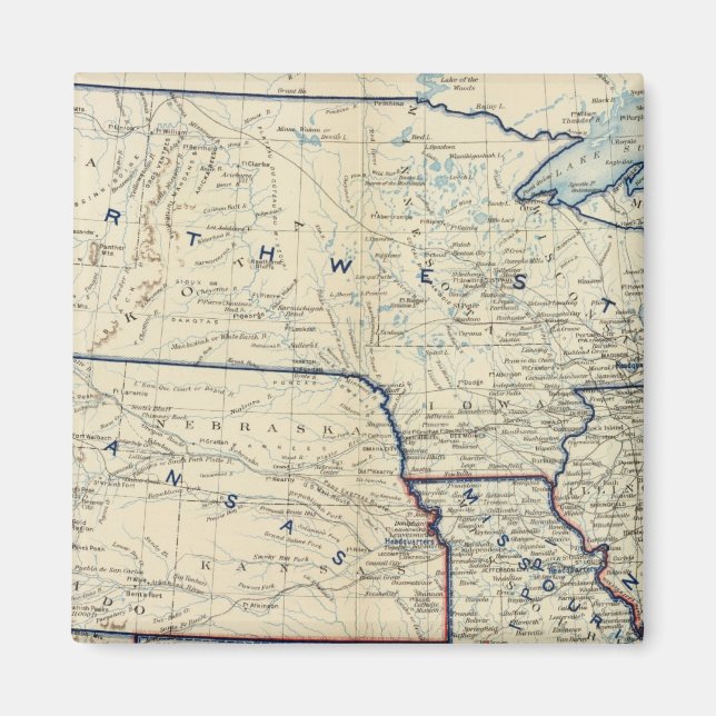 Imán Estados Unidos junio 1864 (Frente)