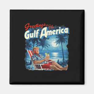 Imán Estados Unidos: La playa retro de Trump en el Golf