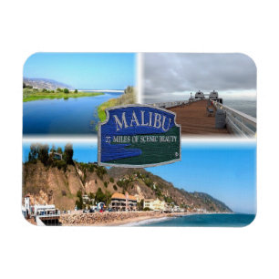 Imán Estados Unidos Los Ángeles - Malibu - Laguna - Pie